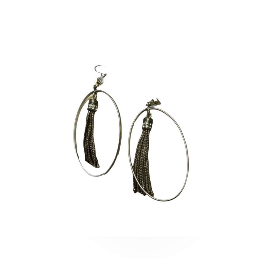 💎 𝐘𝟐𝐊 𝐉𝐔𝐈𝐂𝐘 𝐂𝐎𝐔𝐓𝐔𝐑𝐄 Tassel Hoop Earrings ✨